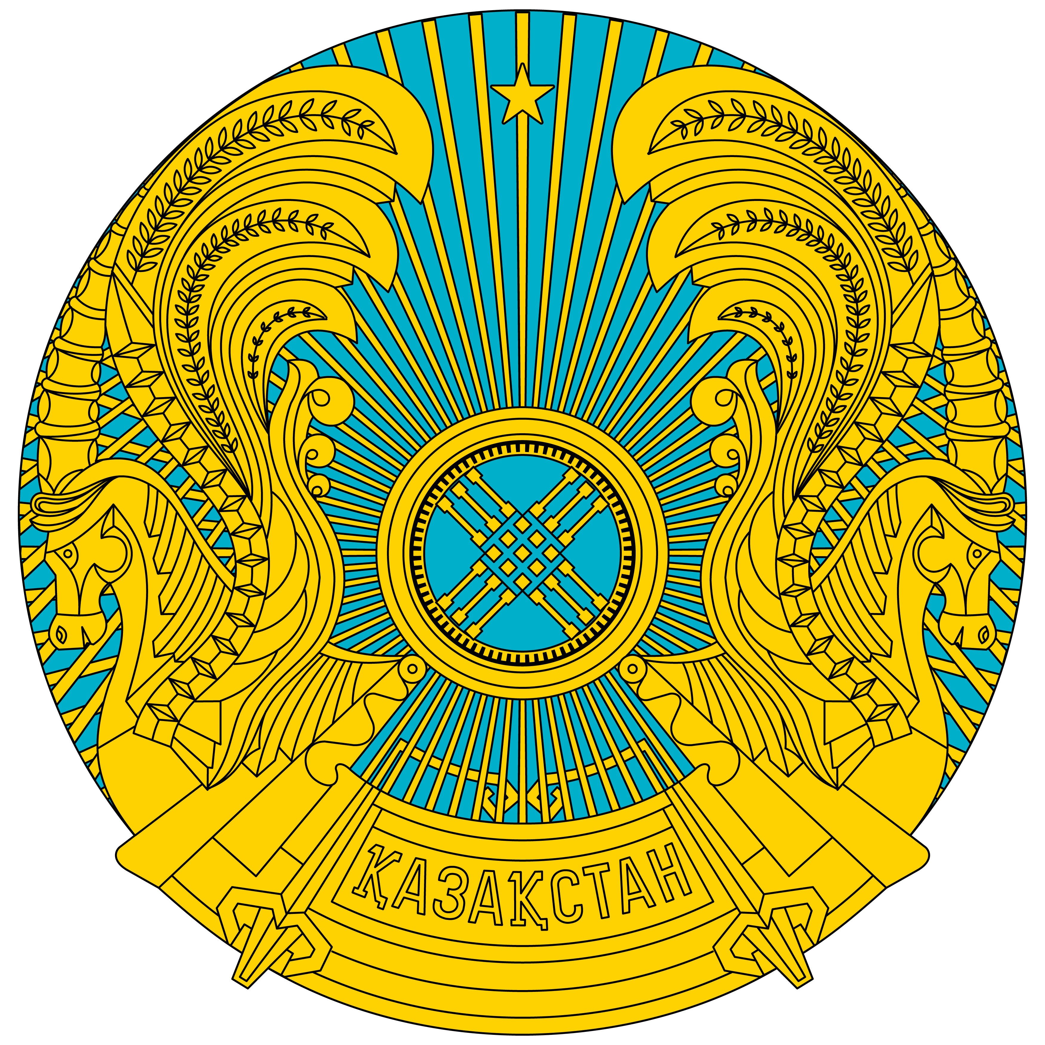 哈萨克斯坦国徽