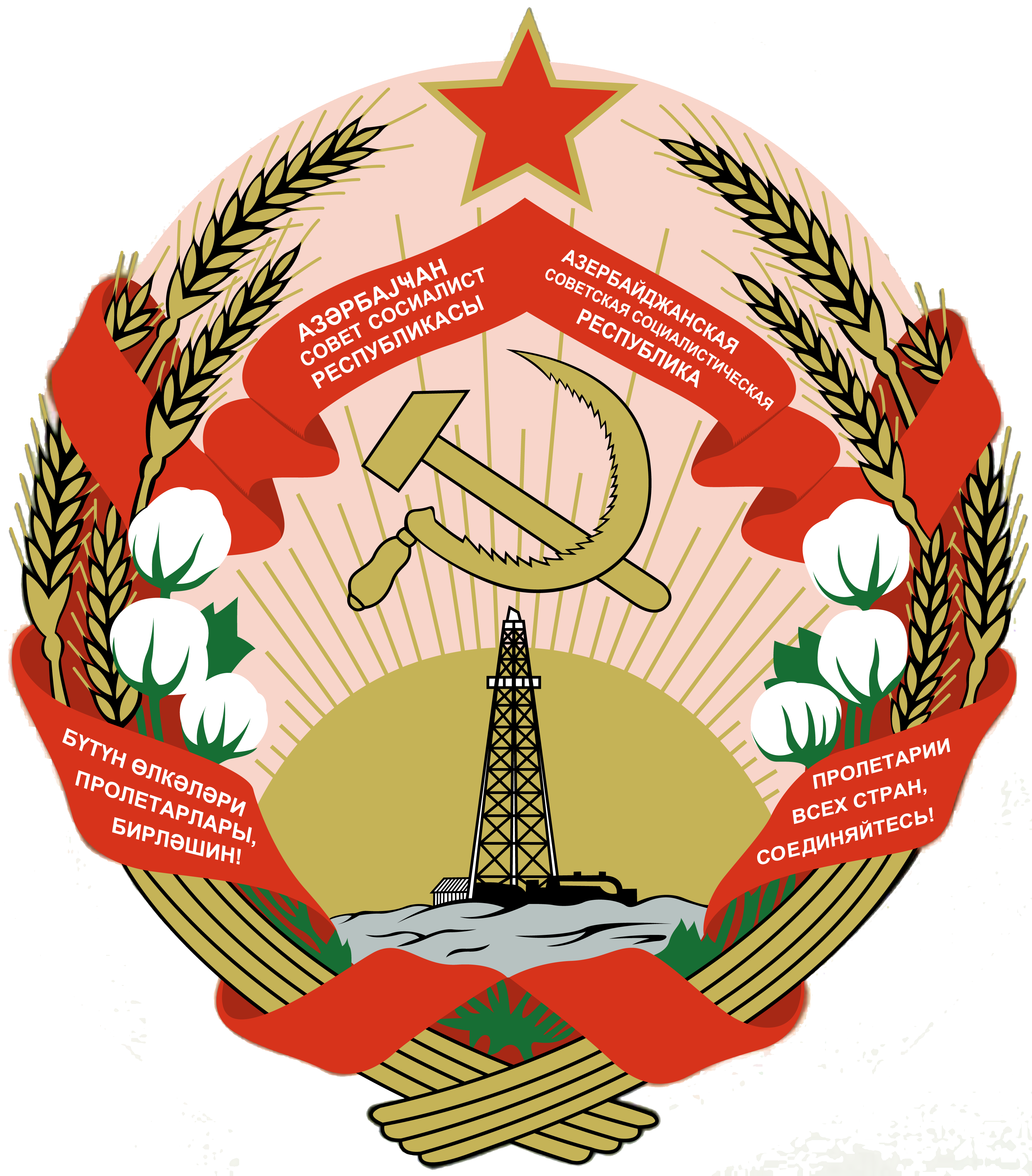 亚塞拜然苏联时期国徽