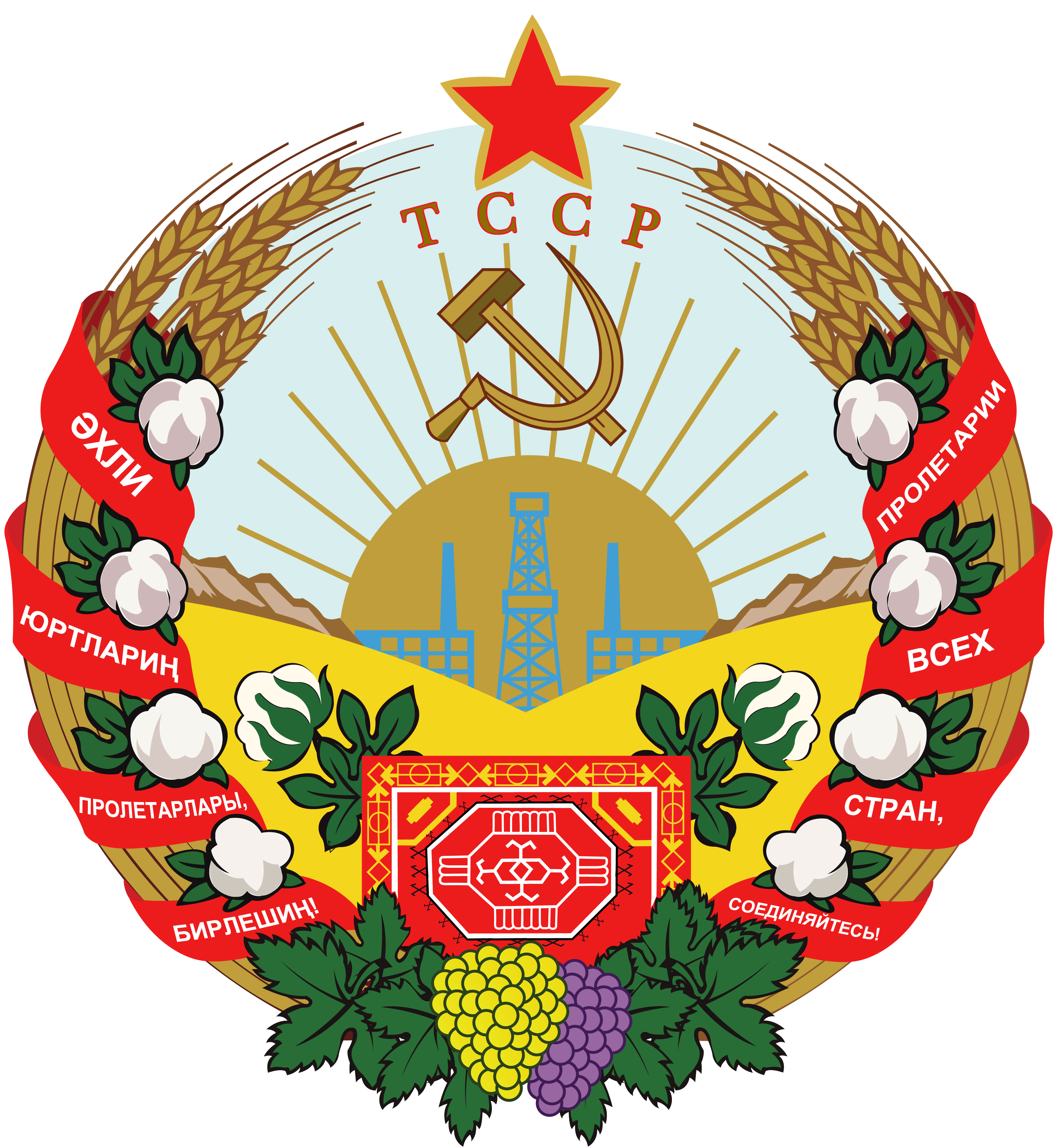 土库曼苏联时期国徽